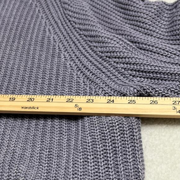 Don’t Ask Why Women’s Oversized Sweater One Size Chunky Knit Cropped 55% Modal - Picture 6 of 7